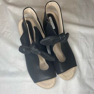 Chic Black Open-Toe Ankle Booties by Good Choice